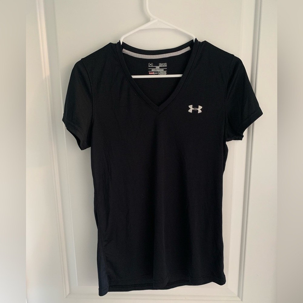 Under Armour Black Fitted Short Sleeve Tee